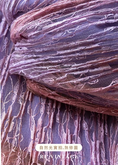 浪漫紫羅蘭蕾絲貼身長裙（24-30"）12