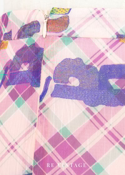 桃粉色文字印花美裙（26"）9