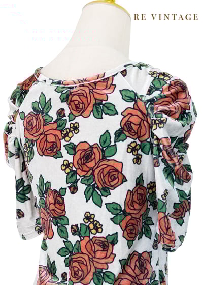 玫瑰玫瑰ILOVEYOU絨布洋裝12