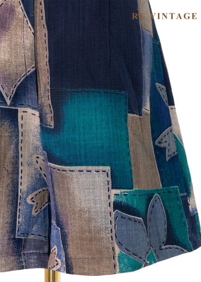 Mosaic Groove 畫布律動高腰短褲(26")7