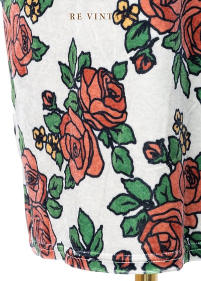 玫瑰玫瑰ILOVEYOU絨布洋裝6