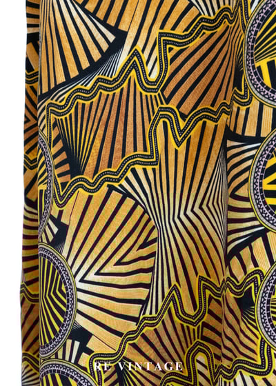 規律的幾何迷宮夏日派對洋裝6