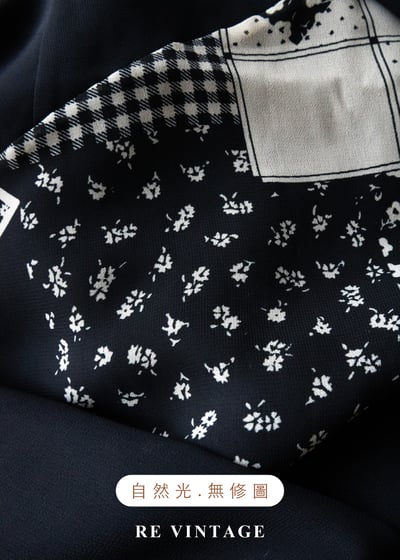 異時空拼接反骨黑色長洋裝17