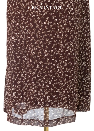 塞納河畔漫步 - 鏤空碎花長洋裝11