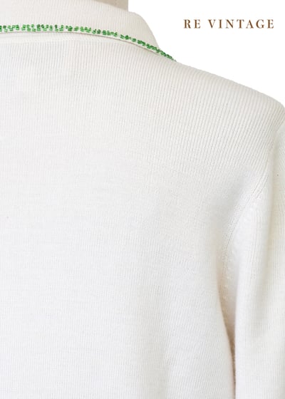 Poetic Flora 晨光葉脈花影針織衫12