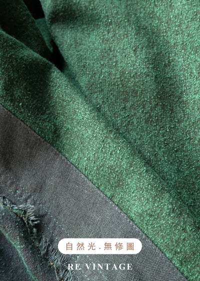 森林系植物面亞麻混紗色一片式長裙（26-30"）14