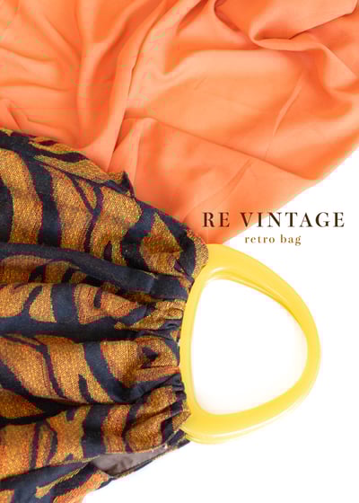 一個黃橘色有個性的復古包6