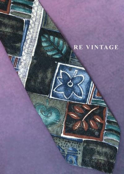 建築磚紋拼貼領帶5