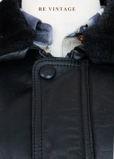 逆風黑行重工細節皮革外套8