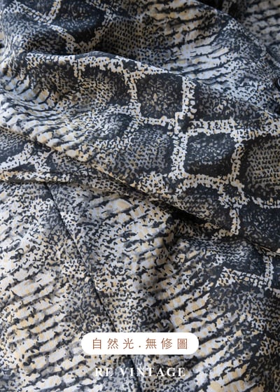 套裝裙子 - 冷灰調蛇紋野性及膝裙（24-29"）11