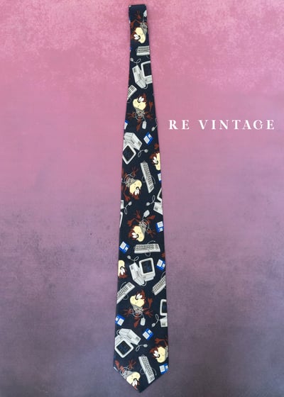 Taz 的炫風電腦日記領帶2