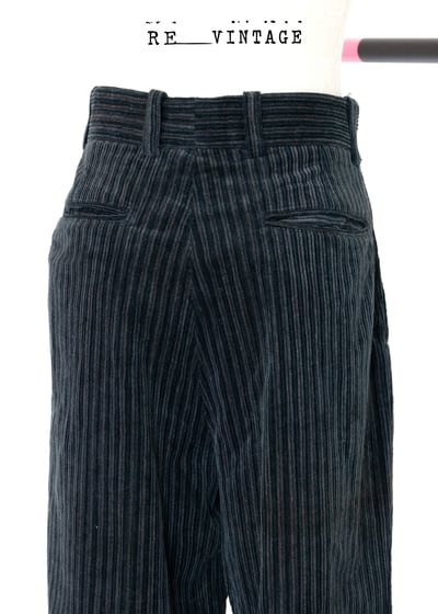 深夜藍線條燈芯絨長褲（26"）9