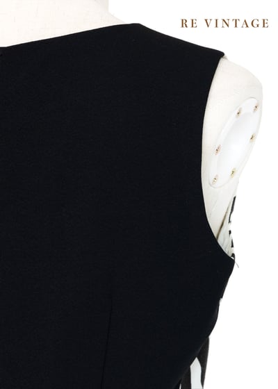 時髦黑白撞印斑馬紋背心9