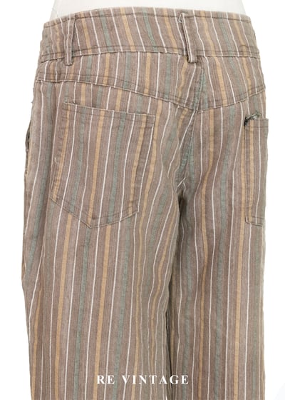 伯恩的秋日散策雅痞條紋褲8