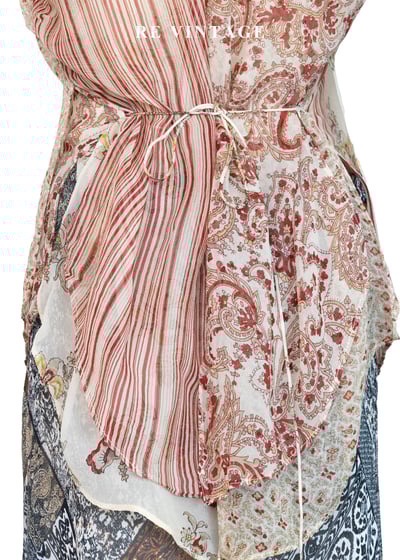 燕麥紅花卉迷人削肩背心17