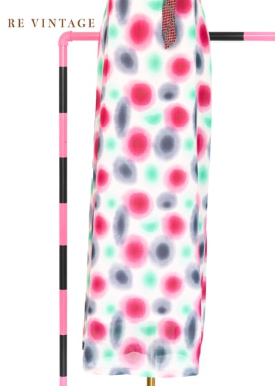 霓虹燈閃閃雪紡長洋裝10