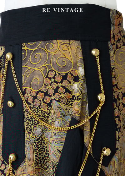 巴洛克公爵夫人鎖鏈拼接長裙（23-28"）11