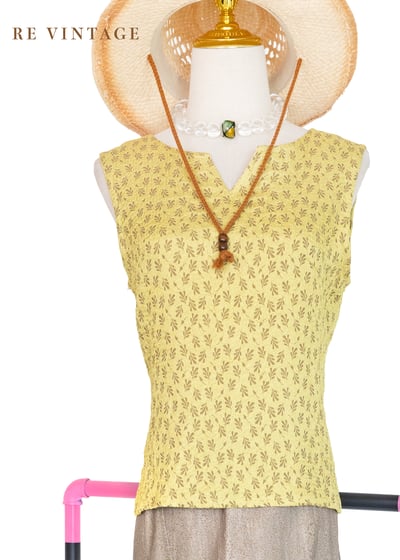 Lemon Bloom 檸花初綻清新明亮背心1