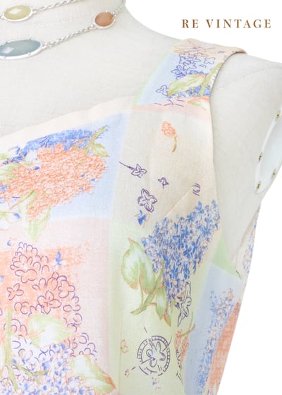 春日淡彩花標本洋裝7