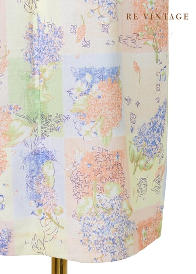 春日淡彩花標本洋裝11