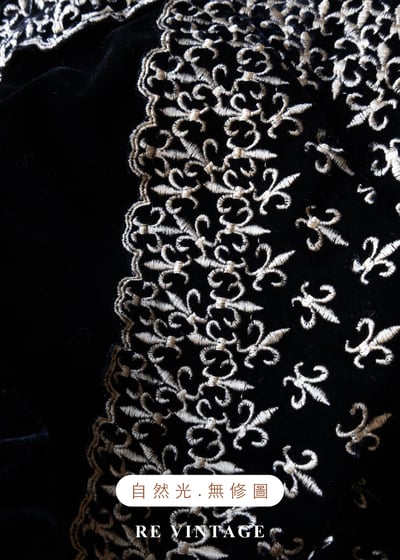 夜祭聖紋黑絨長版上衣12