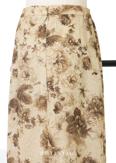 套裝長裙 - 棕影花語舊夢長裙（27-30"）11