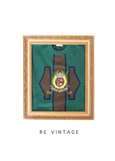 日本製森林綠100%羊毛毛衣2