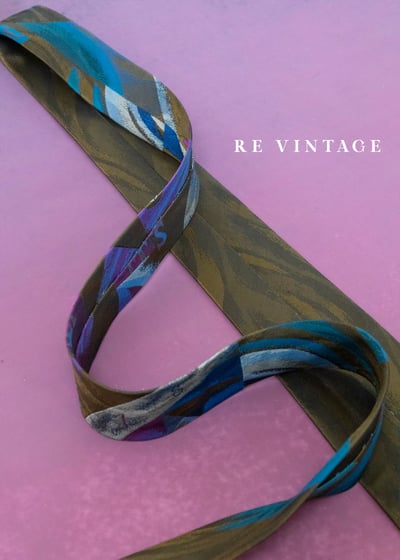 抽象現代主義色塊拼接領帶7