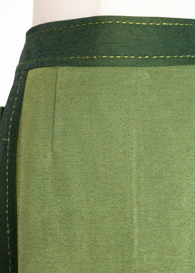 套裝裙子 -森之呼吸 。雙色拼接短裙（26"）5