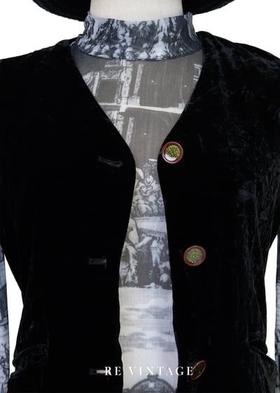 Magic wand 小花與絨布西裝小背心3