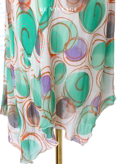 奇幻冒險 - 迷幻漩渦隨性塗鴉洋裝14