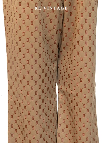 焦糖幾何學圖騰長褲（26"）7