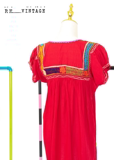 『紐約寶物』全手工刺繡豔紅炙熱の夏日洋裝9
