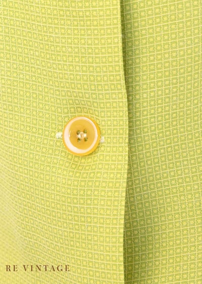 草綠色小格紋氣質背心8