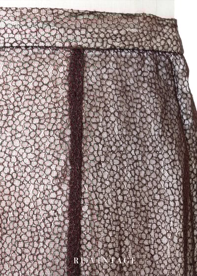 蜘蛛網網紗長裙（27"）7