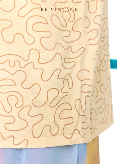 Tender Peach 線條繞繞薄款針織上衣10