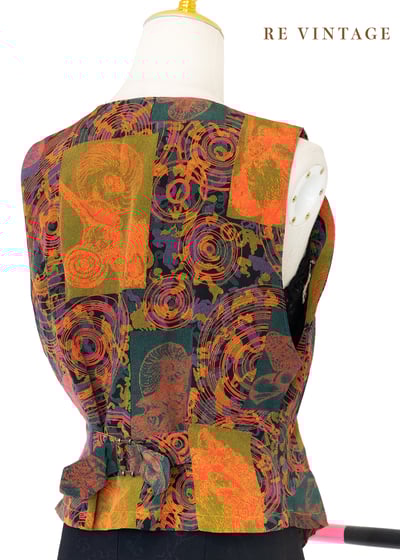 霓虹橘異象聲波迷宮背心9