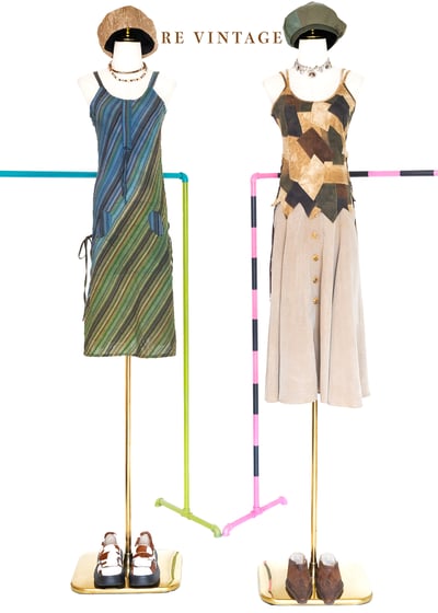 『歐洲寶物』大地系仙女薄款麂皮細肩帶背心2