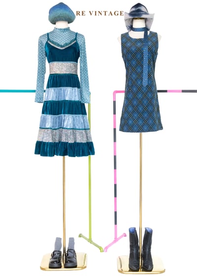 層光之海流動柔光絨布洋裝2