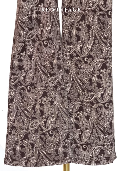 巧克力色摩登變形蟲小喇叭美褲6