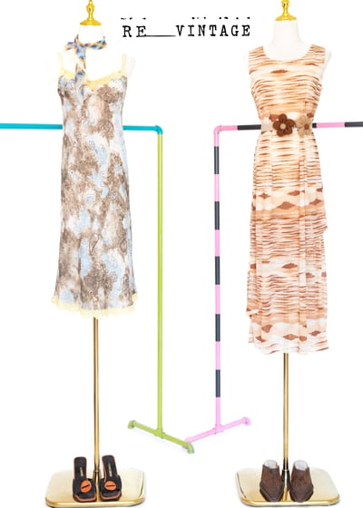 千層地質圖夏日長洋裝2