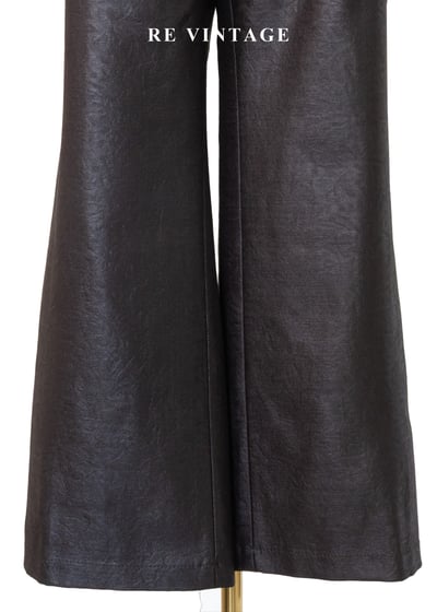 質感單品 - 深咖啡色壓紋帥長褲（28"）6