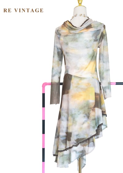 模糊邊界迷幻渲染扭結洋裝10