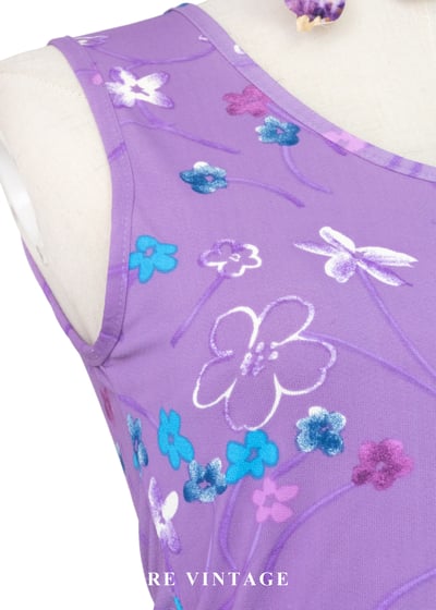 擁抱春天の紫色夢彈性洋裝7