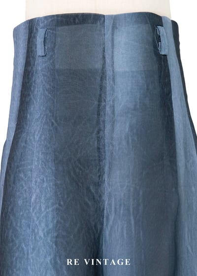 深海人魚系 - 水光壓紋雪紡高腰短褲（26"）3