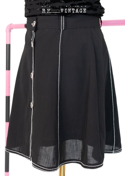 黑色の雪紡短短裙7