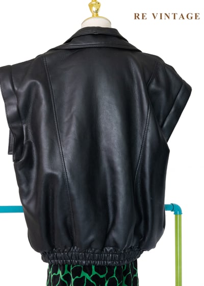 質感單品 - 冬季帥氣雙穿寬版皮革外套16