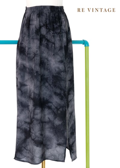 墨黑色朦朧雲霧美裙（22-31"）1