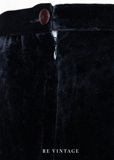 氣質單品 - 黑色衣櫃穿搭必備絨布裙裙（26"）9