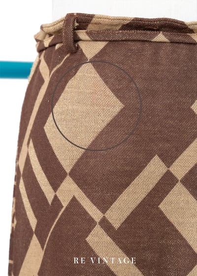 Double Print 咖啡棕薄款針織及膝裙（24-27"）14